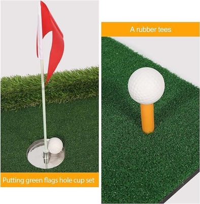 Pool Golf Games Floating Golf Green for Pool Green Accessories 1*Stainless Hole Cup
