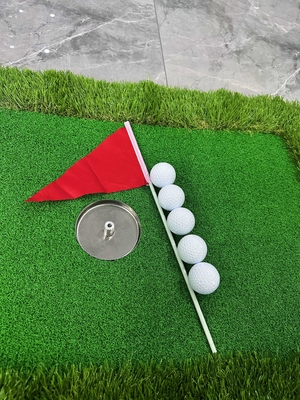 Pool Golf Games Floating Golf Green for Pool Green Accessories 1*Stainless Hole Cup