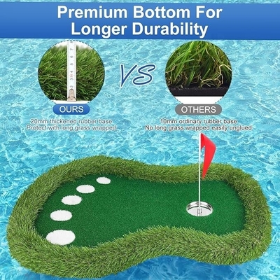 Experience Realistic Putting at Home with Woowave Outdoor Float Putting Mat Cages Mats