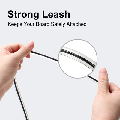0.16-0.4kg SUP and Kayak Paddle Board Surf Leash with Single Layer Padded Wrist Strap