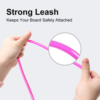 Lightweight WOOWAVE Surfing Surf Leash with Key Pocket Unisex Applicable 0.16-0.4kg