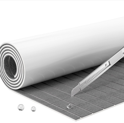 Grey Woowave EVA Boat Deck Sheet Board Yacht Accessories 5MM Foam Decking Flooring Mats with self adhesive