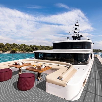 Grey Woowave EVA Boat Deck Sheet Board Yacht Accessories 5MM Foam Decking Flooring Mats with self adhesive