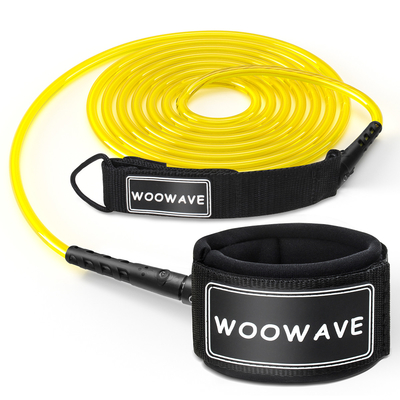6'7'8'9'10'11'12' Surfboard Leash with Strong and Durable Coil or Straight Cord
