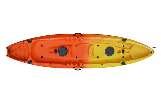 LLDPE/HDPE Material 2 Person Canoe for Family Kayaking Woowave Gradient Fishing Kayak