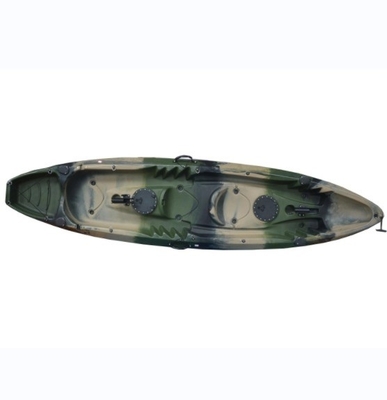 Load Capacity 300kgs/661lbs Army Green Tandem Kayak for Lakes Rivers Fishing Woowave