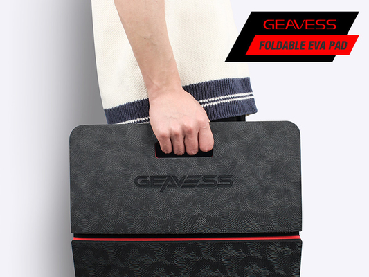 Non-slip EVA Car Mats Thick Kneeling Pad Foldable Knee Cushion for Garden Work BLACK