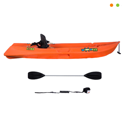 1.8M Kids Canoe Sit on Top Kayak Canoe Fishing Kayak with Accessories by WOOWAVE