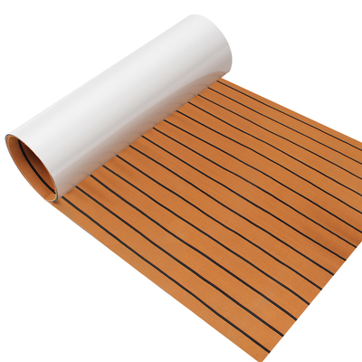 Soundproof EVA Foam Faux Teak Sea Decking for Non-Slip Boat Flooring Mat Marine Carpet