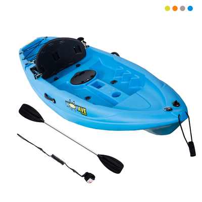 220*66*25cm 1 Person Kayak Family Fishing Plastic Kayak with Kayak Seat NO Inflatable