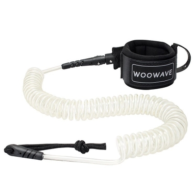 Coiled Wrist Leg Rope Leash for Inflatable SUP Paddle Board Kayak Single Layer Padded
