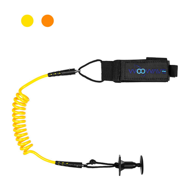 OEM Surf Leash Leg Rope with Polyurethane Coil For Surfboards and SUP Boards