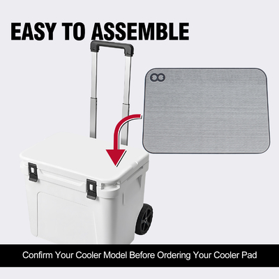 Customized Eva Foam Cooler Pad for 22 Inch YETI Roadie 60 Cooler Striped Pattern Type