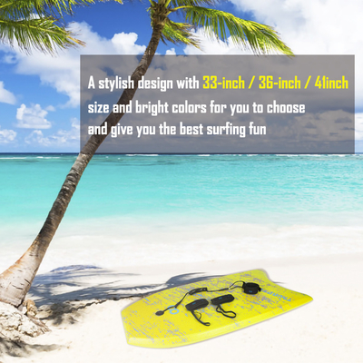 Lightweight 36inch Surfboard Bodyboard with 1.17lbs Weight and Up to 65lbs Load Capacity