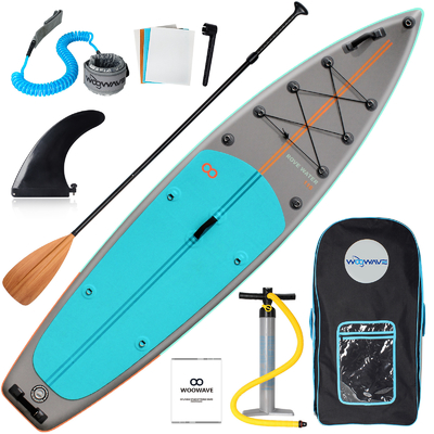Lightweight 11'6&quot;X31'5&quot;X6&quot; Bodyboard with Surf Leash and Paddle Board Customized Color