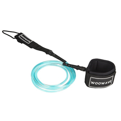 6'-12' Surfboard Leash with Single Layer Padded Wrist Strap and Custom Color Size