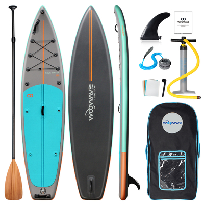 11'6&quot;X31'5&quot;X6&quot; Inflatable Stand Up Paddle Board for Lakes Rivers Ultra Stable Design