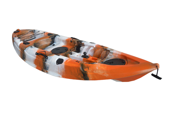2.7M Single One Person Canoe Kayak Fishing Kayaks with 130kgs/287lbs Load Capacity