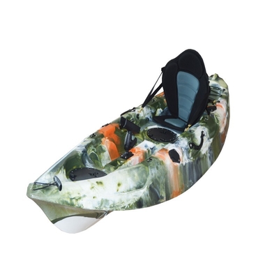 2.7M Adult Canoe Kayak Sit On Top Plastic Fishing Sea Kayak 20kgs/44lbs NO Inflatable