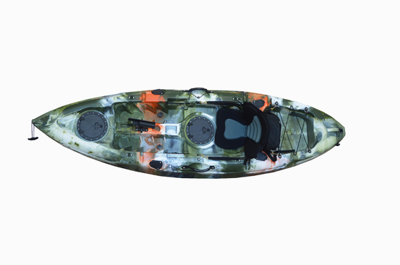 2.7M Adult Canoe Kayak Sit On Top Plastic Fishing Sea Kayak 20kgs/44lbs NO Inflatable