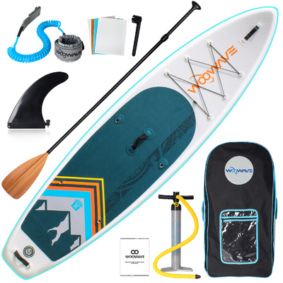 Stand Up Surf Race Board 11'6'' Inflatable Paddle Board with Pump and 10kgs Weight