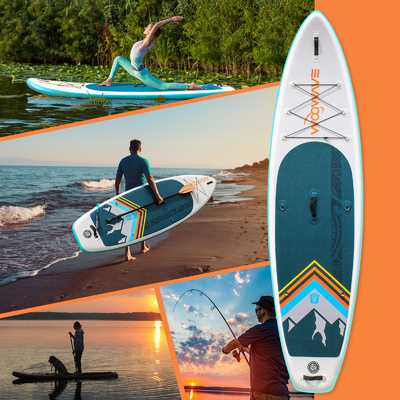 Stand Up Surf Race Board 11'6'' Inflatable Paddle Board with Pump and 10kgs Weight