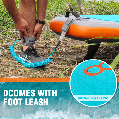 Upgrade Your Lakes Rivers Surfing Experience with Woowave 11'6&quot;X31'5&quot;X6&quot; Bodyboard ISUP