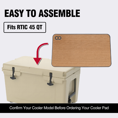 Comfortable EVA Cushion Ice Box Pad Non Slip Cooler Pads for RTIC 45 23.82*13.27inch