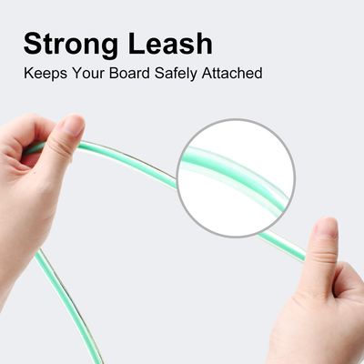 10FT 8mm Surfboard Leash Woowave in Length 10' for Your Surfboard