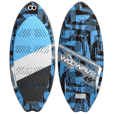49'' Wakesurf Board Glass Stand Up Paddle Board Surfboard Blue Applicable People Unisex