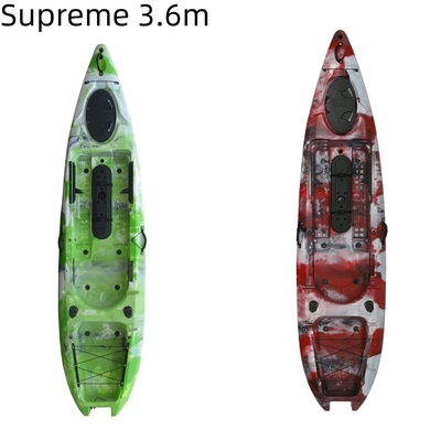 Outdoor HDPE 3.6m Rowing Boat with Paddle Seat 1 Person Capacity
