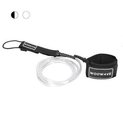 TPU 10ft Surfing Surfboard Surf Leash with Rubber Logo/Silk Logo 0.16-0.4kg