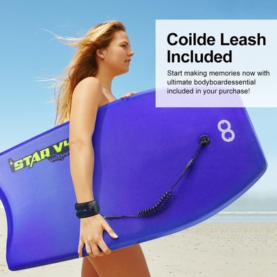 37'' EPS Core Bodyboard Woowave Surfboard for Pool Float and Surfing Experience