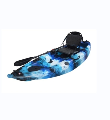 Discover the Beauty of Lakes Rivers with Our Blue Camouflage 2.7m Single Person Kayak