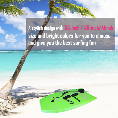 Surfing Board Inflatable Body Board with EPS Core 1.96 Inch Thickness 18.8 Inch Width