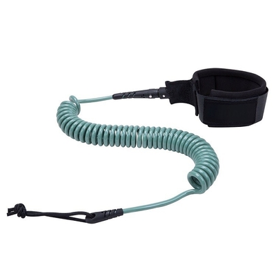 Surfboard Leash Durable Coiled Surfing Leash Leashes For Surf Leg Rope Knee Rope Black