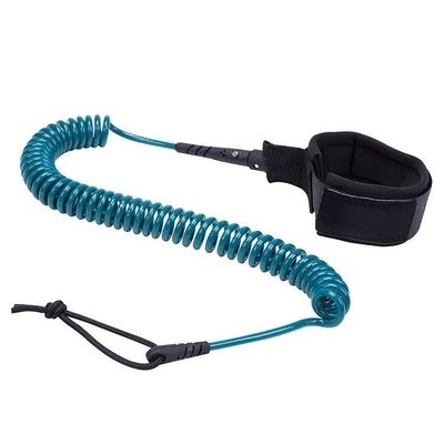 Surfboard Leash Durable Coiled Surfing Leash Leashes For Surf Leg Rope Knee Rope Black