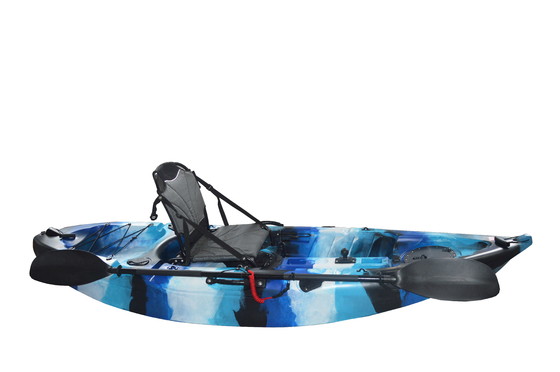 Discover the Beauty of Lakes Rivers with Our Blue Camouflage 2.7m Single Person Kayak