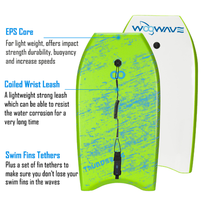 Modern 36'' Body Board for Adult Bodyboard with EPS Core Woowave Fashion Water Sports