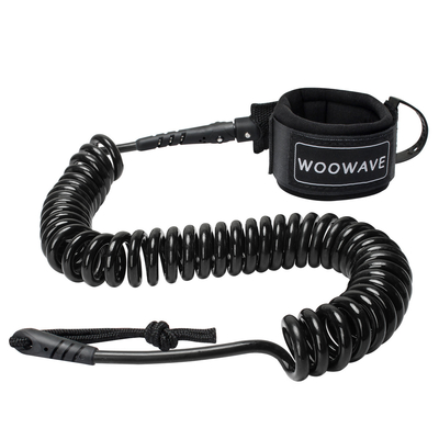 WOOWAVE Coiled Paddle Board Leash Your Ultimate Safety Solution for Lakes Rivers