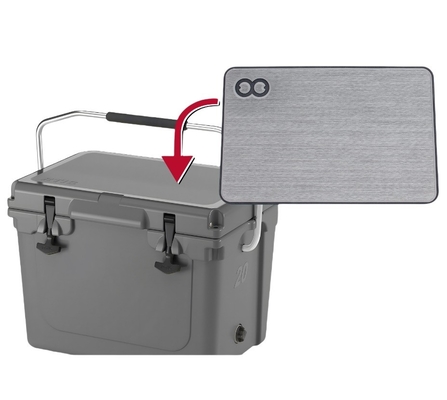 Transform Cooler Box with Nonslip EVA Pads For RTIC 20 and More
