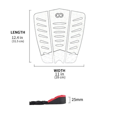 WOOWAVE EVA Foam Surf Traction Pad Unisex Surfers' Ultimate Performance Enhancer