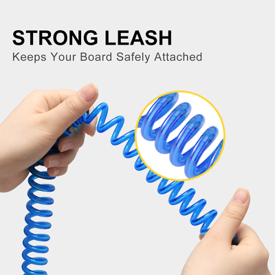5.5mm/7mm/8mm Surfboard Leash for Unisex Paddle Board Safety and Surfing Accessories