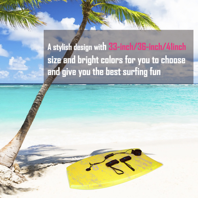33inch XPE Body Board for Beach Kids Surfing Rider Height 2'-4' 60cm-120cm XPE Material