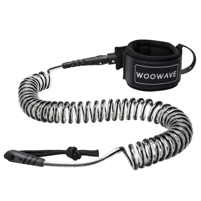Rubber Logo Surfing Leg Rope for Lakes Rivers WOOWAVE Sup Paddle Board Surfing Leash