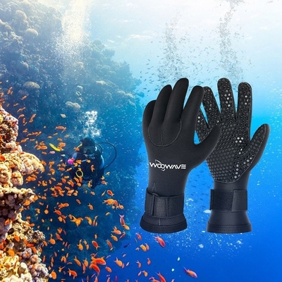 Custom Neoprene Waterproof 3MM Five Finger Watersports Snorkeling Canoeing Gloves