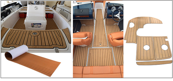 WOOWAVE Custom Design EVA Boat Flooring Coaming Bolster Pads 2400mm*120mm / Customized