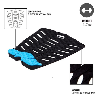 Customized EVA Foam Surf Decking Pad for Lakes Rivers WOOWAVE Knee Board Traction Pad