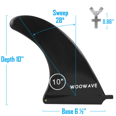 Upgrade to PVC Colorful Surfboard Fins for Enhanced Kiteboarding Performance