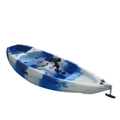 Professional Fishing 2.2M Blue Sit On Top Kayak with Pedal and 60kgs/132lbs Load Capacity